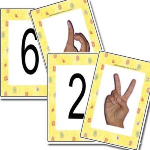 Memória Numérica em LIBRAS para imprimir