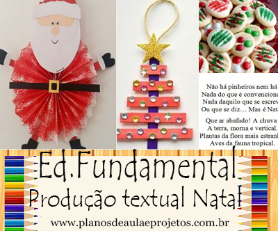 Produção textual Natalina – Ens. Fundamental