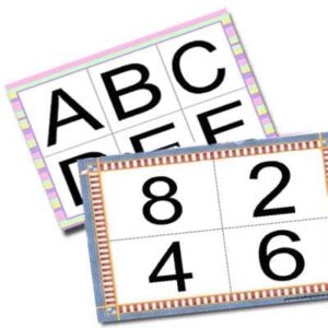 Bingos Alfabético e Numérico para imprimir
