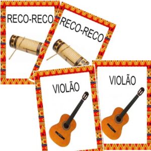 jogo de memória de instrumentos musicais