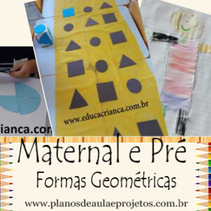 plano de aula formas geométricas ed. infantil