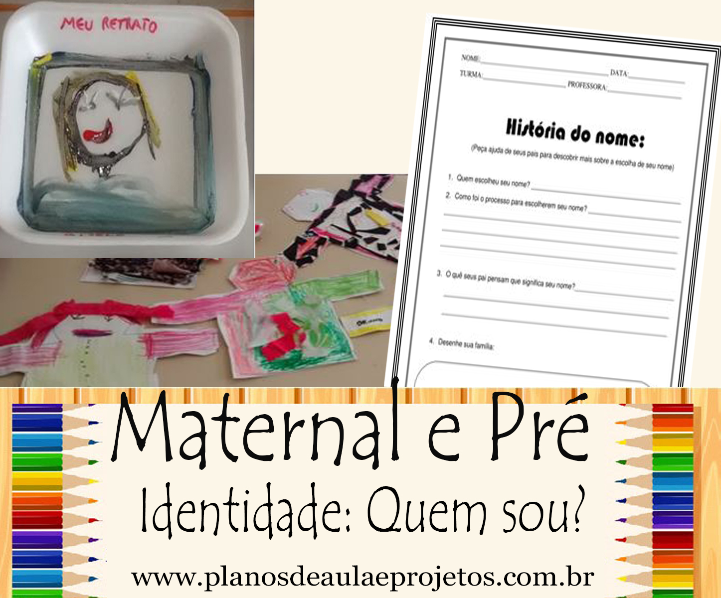 Projeto Identidade Meu \u00c1lbum De Identidade Para Educa\u00c7\u00c3o