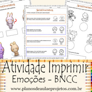 atividades para imprimir sobre emoções