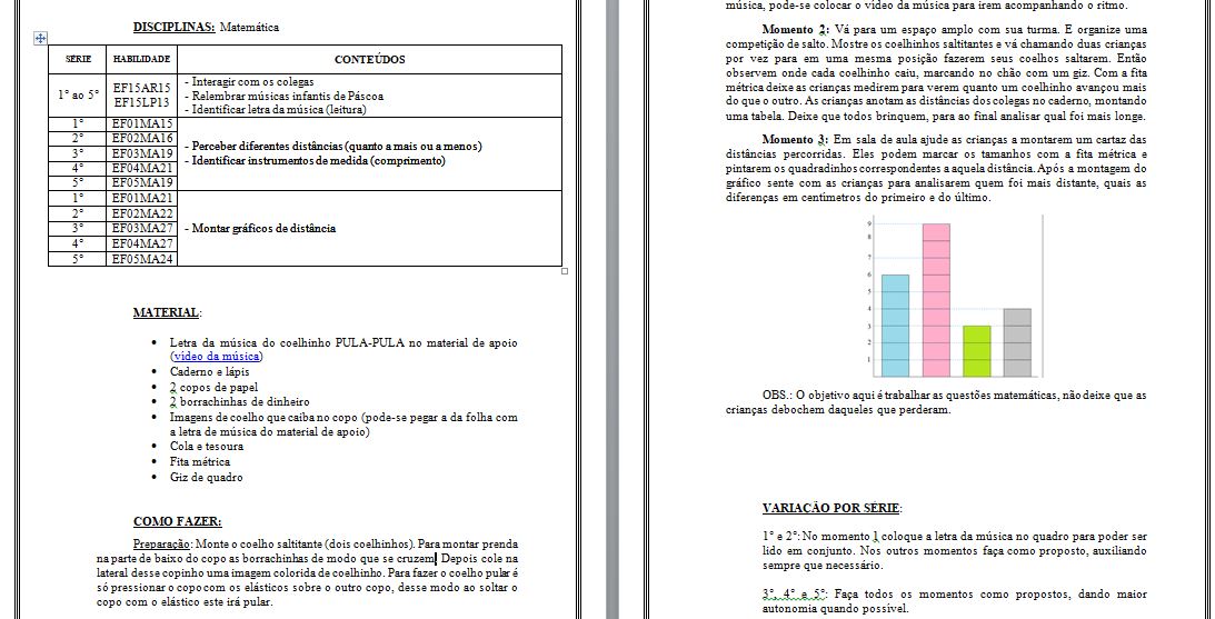 Curso a Distância de PROJETOS JOGOS MATEMÁTICOS 4º ANO