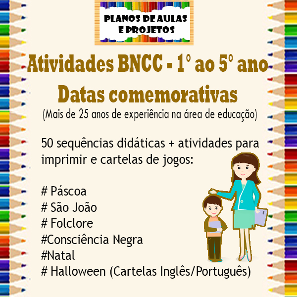 Kit 1º ANO COM OS CÓDIGOS DA BNCC