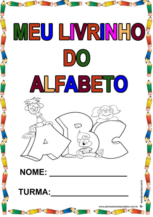 livrinho do alfabeto pontilhado