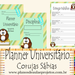 planner universitário pedagogia