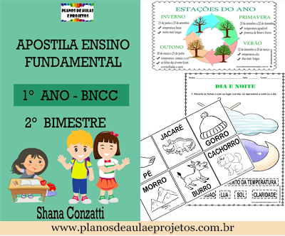 Segunda parte - Apostila de Atividades de matemática para 1° Ano +