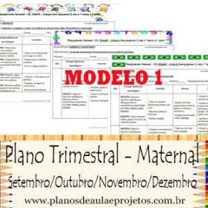 plano de aula para maternal setembro a dezembro