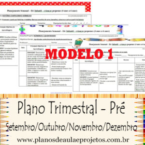 plano de aula terceiro trimestre jardim