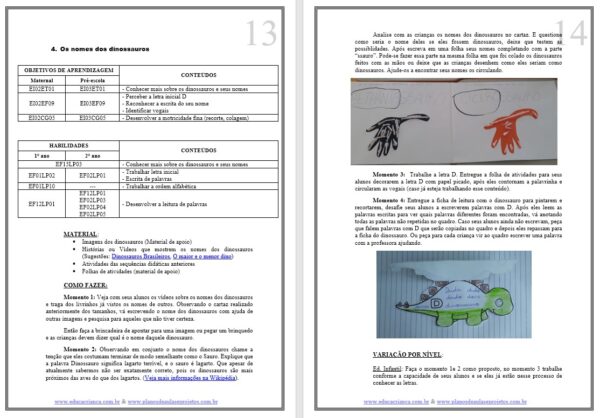 atividades sobre dinossauros, atividades dinossauro educação infantil, dinossauros ensino fundamental, projeto sobre dinossauros, planos de aulas dinossauros